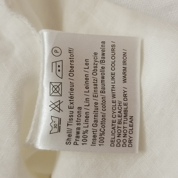 💛Malvin I 🖤 Linen Tunic / Coverup with Crochet Neckline - Picture 10 of 13